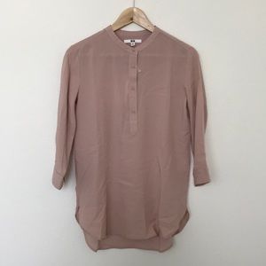 NWT Uniqlo 3/4 Sleeve Rayon Shirt